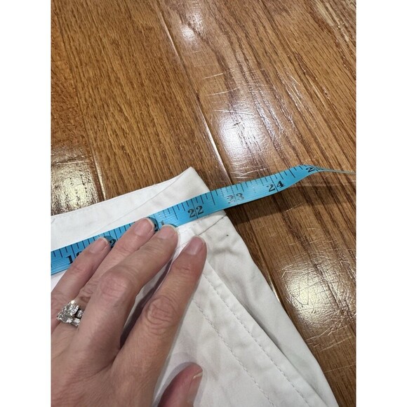 Talbots Womens 20W White Super Soft Mid Rise Straight Leg Weekend Chino Pant NEW - Picture 4 of 6